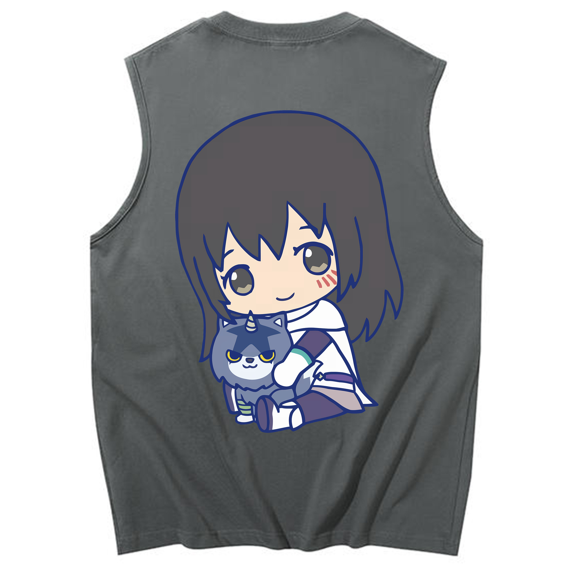 （画像用） 転スラ Regarding Reincarnated to Slime コットン100％タンクトップ（背面プリント）
